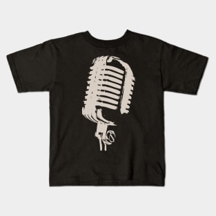 hip hop microphone Kids T-Shirt